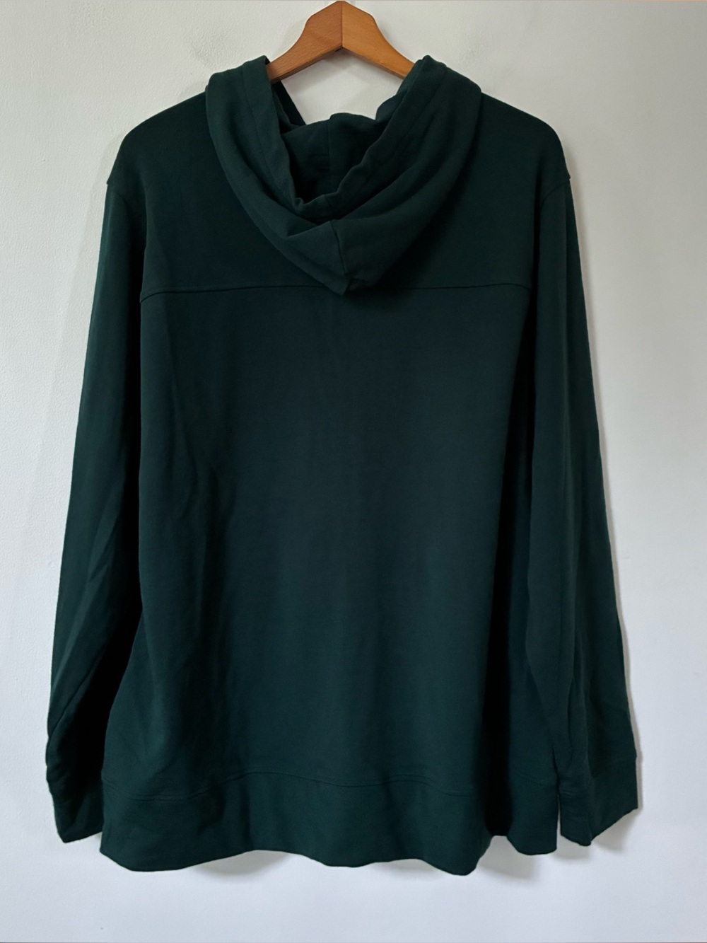 WoolX Darby Zip Up Hoodie Merino
wool Sweatshirt Dark Green - Picture 3 of 7